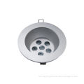 6*1w Indoor Round Led Ceiling Light Fixture For Museums Silver / White